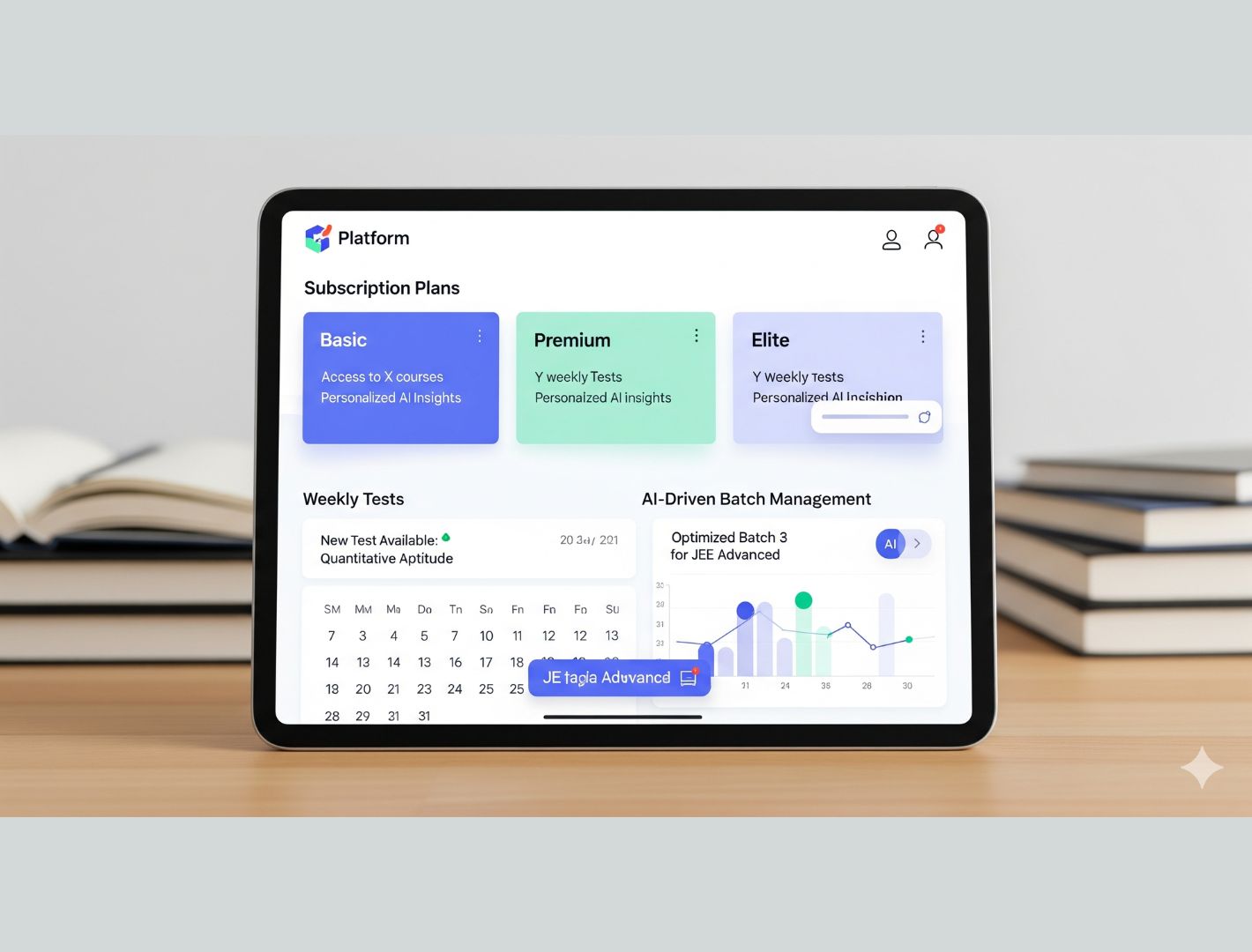 E-Learning & Test Platform Preview